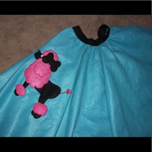 Blue Poodle Skirt